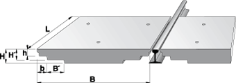 Building block for paving of tracks and sidings outer LP-B