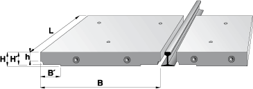 Contracted outer paving panel